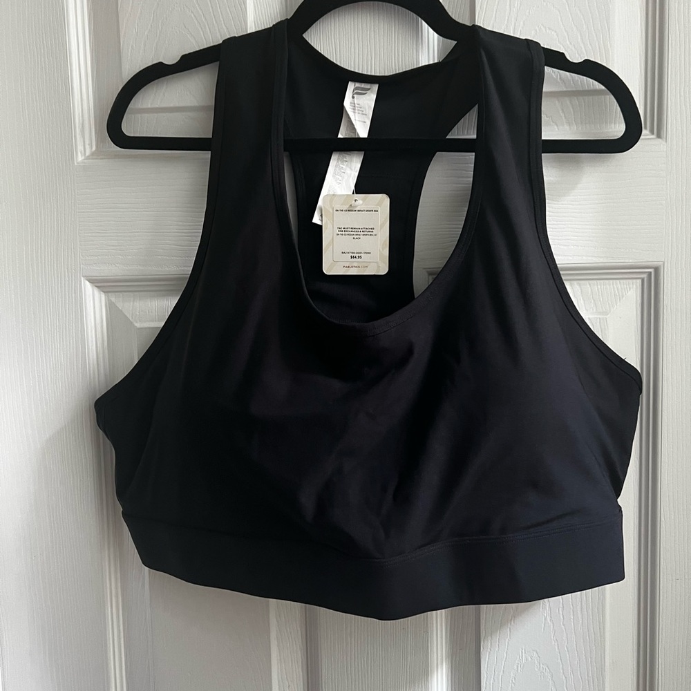 Fabletics Black Sports Bra